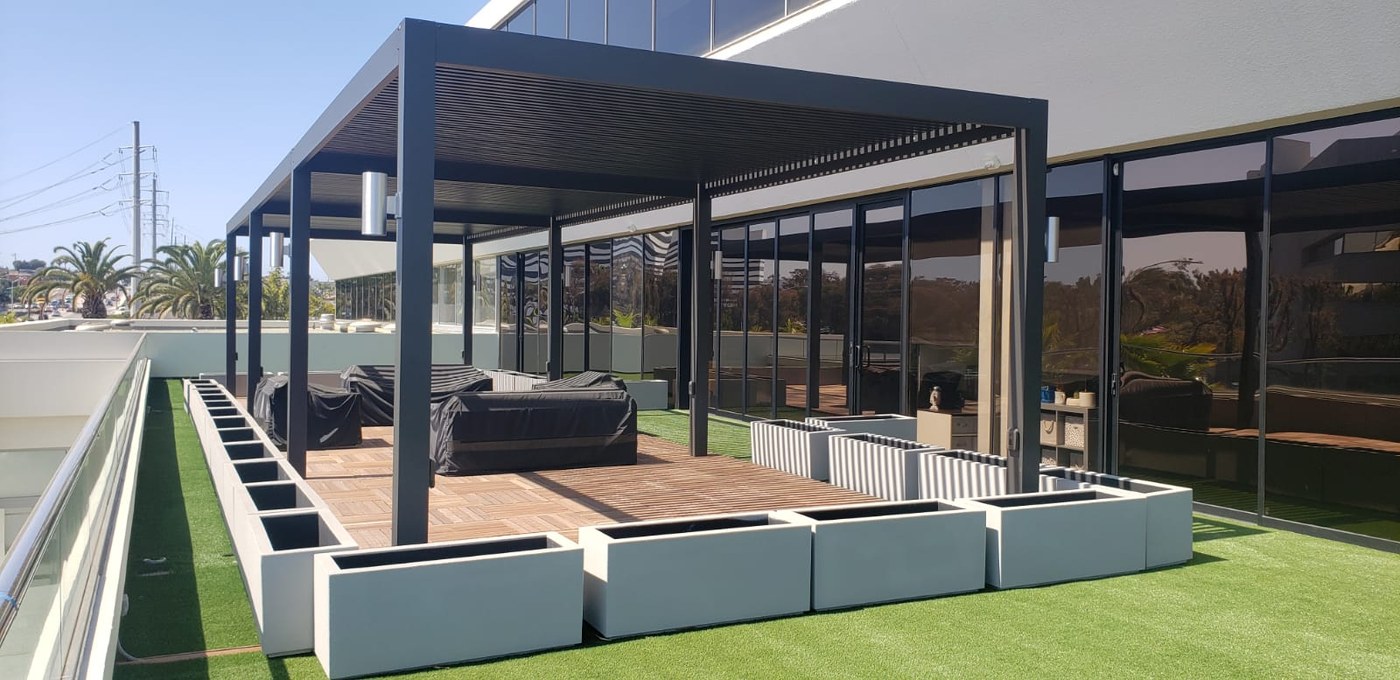 4K 2Inch Lattice — Alumcraft aluminum patio project