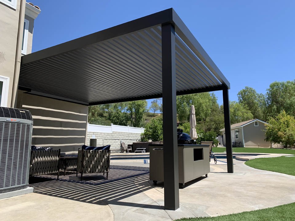 4K Lattice Profile — Alumcraft aluminum patio project